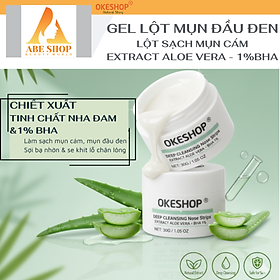 Gel Lột Mụn Nha Đam OKESHOP 30ml - Giải Pháp Loại Bỏ Mụn Đầu Đen - Mụn Cám - Bạ Nhờn - Làm Sạch Sâu Và Thu Nhỏ Lỗ Chân Lông