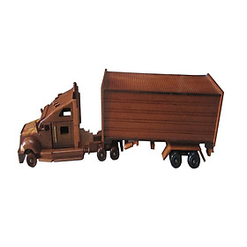 Mô hình xe gỗ xe tải Container