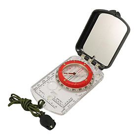 Pocket Compass Scale  Ruler Outdoor Camping Survival Mountaineering