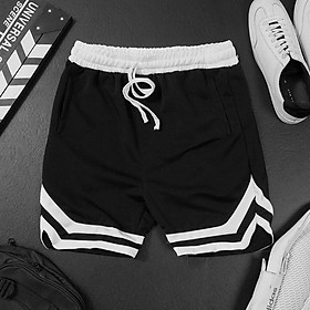 QUẦN SHORT THUN , quần đùi chất poly mát co dãn tốt 2V _ 