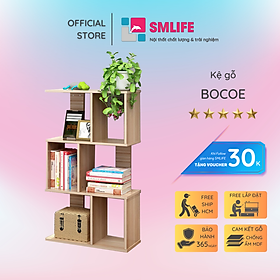 Giá đỡ sách gỗ công nghiệp nhỏ gọn SMLIFE Bocoe