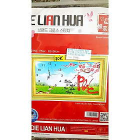 Mua Tranh thêu chữ thập PHÚC 62x36cm chưa thêu 3d  222756