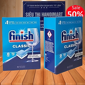 Combo 2 hộp 110 viên rửa bát Finish Classic Dishwasher Tablets (2x110viên)