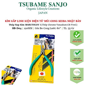 Mua Kìm Gắp Linh Kiện Mũi Cong Mini Pro-Hobby KEIBA 120MM:  HB-D04 | Thép Hợp Kim MARUTOLOY 1  Chrome Vanadium CR-V70C 