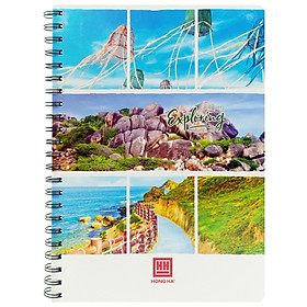 Sổ Lò Xo Notebook A4 - 160 Trang - Hồng Hà 4140 - Mẫu 4 - Exploring Quy Nhơn