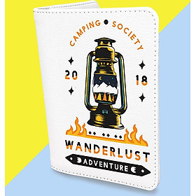 Ví Đựng Passport du lich - Bao Da Hộ Chiếu Thời Trang - Passport Holder - WANDERLUST ADVENTURE PP074