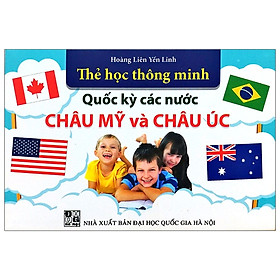 Nơi bán Thẻ Học Thông Minh - Quốc Kỳ Các Nước Châu Mỹ Và Châu Úc - Giá Từ -1đ