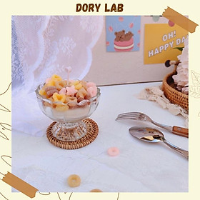 Mua Nến Thơm Ly Kem Kẹo Ngũ Sắc Handmade - Dory Lab