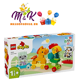 LEGO DUPLO 10412 Đồ chơi lắp ráp Tàu lửa động vật (19 chi tiết)