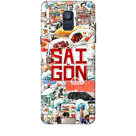 Ốp lưng dành cho điện thoại  SAMSUNG GALAXY A6 2018 Hình Sài Gòn Trong Tim Tôi - Hàng chính hãng