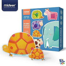 Đồ chơi ghép hình Mideer MD3022 Geometry & Animal Puzzle - Hình Học và Động Vật (7 in 1)