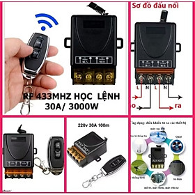 Mua 1 BỘ ĐIỀU KHIỂN BẬT TẮT ĐIỆN TỪ XA MÁY BƠM BÓNG ĐÈN CÁC THIẾT BỊ ĐIỆN GIA ĐÌNH THÔNG MINH
