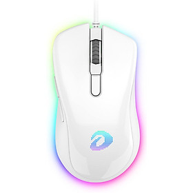 Chuột Gaming DAREU EM908 Pink / Black / White (LED RGB, BRAVO sensor) Hàng Chính Hãng