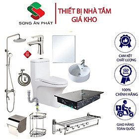 Mua Combo Thiết Bị Vệ Sinh  Combo Trọn Bộ Nhà Vệ Sinh 023 – Thiết Bị Nhà Tắm Giá Kho