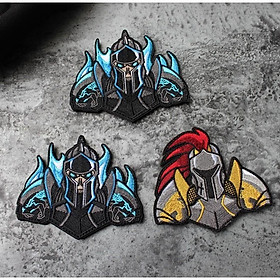 Patch_miếng dán velcro vải hiệp sỹ bóng đêm_chiến binh_chiến thuật
