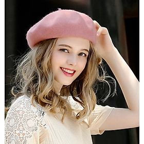 Mũ beret nón bere nữ nỉ dạ len thời trang Hàn Quốc dona2112801