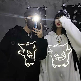 Áo hoodies sweater phản quang có mũ