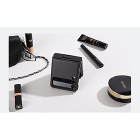 Ốp lưng dành cho SamSung Galaxy Z Flip3 lưng da viền TPU cao cấp hiệu Nillkin Qin - Hàng Nhập Khẩu