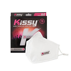 Khẩu trang Kissy 3D sợi hoạt tính ngăn khói bụi - Mẫu mới