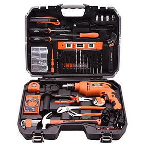 Bộ Dụng Cụ 75 Chi Tiết HARDEN - Chất Liệu Thép Cao Cấp CRV, Hàng Tiêu Chuẩn Châu Âu - Hộp Nhựa Nguyên Chất, Chịu Được Va Đập , Độ Bền Cao, Dễ Dàng Sử Dụng Di Chuyển - 50x40x12 - Hàng Chính Hãng