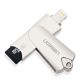 Mua Đầu Đọc Thẻ Cho Iphone và Ipad màu xám UGREEN 30699 - Hàng Chính Hãng