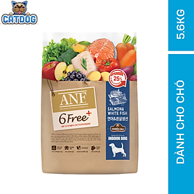 Thức ăn hạt cho chó ANF 6FREE VỊ CÁ HỒI + CÁ TRẮNG 5.6KG nhập khẩu Hàn Quốc