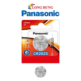 Vỉ Pin nút Panasonic 3V CR-2025/5BN (1 viên/5 viên) - Hàng chính hãng