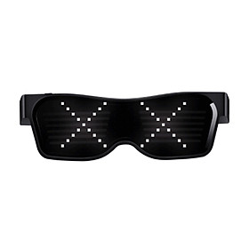 Magic Bluetooth Led Party Glasses APP Control Luminous Glasses EMD DJ Electric Syllables Party Eye Glasses