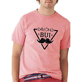 Áo Thun Nam Cổ Trần Tay Ngắn Đàn Ông Bụi - San Hô