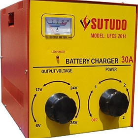 Máy sạc bình ắc quy Sutudo - có tăng điện S30A