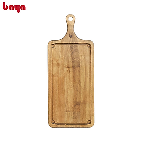 Mua Khay Thớt Gỗ Trang Trí Decor Tay Cầm Hình Chữ Nhật  Hình Tròn BAYA Napa Chất Liệu Gỗ Cao Su Bền Chắc  Màu Nâu Vân Gỗ Cổ Điển  An Toàn Vệ Sinh Thực Phẩm Và Sức Khỏe  Dùng Để Bày Các Món Nướng  Bánh Mì  Trái Cây  Pizza