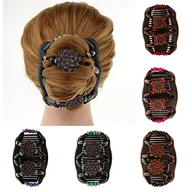 Mua Hair Styling Accessories Set Bun DIY Maker Hair Clips Pins Elastic Ponytail Holder Tools tại Magideal Mua Hair Styling Accessories Set Bun DIY Maker Hair Clips Pins Elastic Ponytail Holder Tools tại Magideal