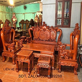 Mua Bộ Bàn Ghế Nghê Phượng Gỗ Hương Đá