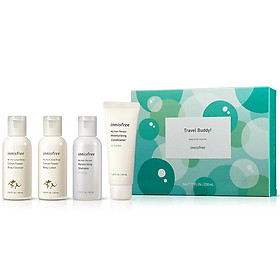 Bộ Sản Phẩm Chăm Sóc Tóc Và Cơ Thể Innisfree Travel Buddy Body & Hair Care Set