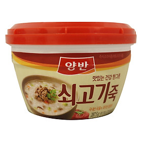 Cháo ăn liền nhập khẩu hàn quốc thịt bò dongwon