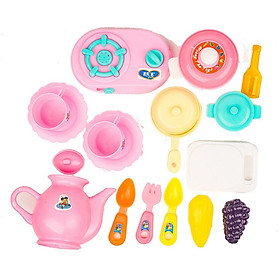 Bộ đồ chơi nấu ăn nhà bếp cho bé gái hàng Việt Nam HT7618