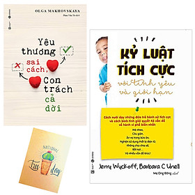 Combo Kỷ Luật Tích Cực Với Tình Yêu Và Giới Hạn và Yêu Thương Sai Cách Con Trách Cả Đời( Tặng Kèm Sổ Tay Xương Rồng)
