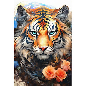 Mua Quà tặng cho tâm | Tuổi Hổ | Tranh canvas nghệ thuật (STA_12CG_Ho_01)