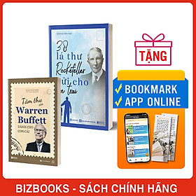 Hình ảnh Combo 2 Cuốn Sách 38 Lá Thư Tỷ Phú John Davison Rockefeller Gửi Cho Con Trai Và Tâm Thư Của Warren Buffett Dành Cho Con Cái