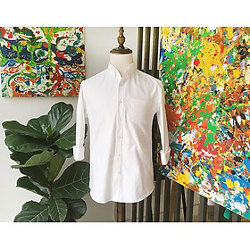 Áo sơ mi Oxford Nam dài tay thương hiệu Ngầu Store, 100% cotton, thoáng, thấm hút mồ hôi tốt