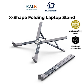 Giá Đỡ Dux Ducis X-Shape Folding cho Laptop, Macbook, iPad Nhôm Cao Cấp, Có Thể Điều Chỉnh Độ Cao, Tản Nhiệt_ Hàng chính hãng