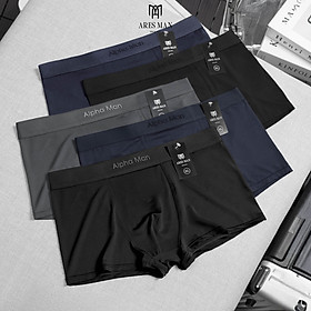  Quần boxer nam, quần lót nam thun lanh ALPHA MAN 3.0 kháng khuẩn co giãn 4 chiều thấm hút mồ hôi phong cách nam tính - ARES SHOP