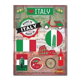 Hình dán cao cấp - Premium Sticker - Italy