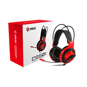 Mua Tai nghe gaming có dây MSI DS501 (màu đỏ đen) Hàng chính hãng