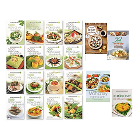 Sách - Combo 20 Cuốn Sách Hướng Dẫn Nấu Các Món Chay: 500 Món Chay Thanh Tịnh Dzoãn Cẩm Vân + Thực Đơn Ăn Chay Giúp Giảm Béo + 52 Thực Đơn Nấu Ăn Chay + 30 Món Chay Được Nhiều Người Ưa Thích + Món Chay Ngon Và Lành