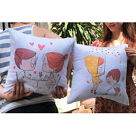 Mua Cặp vỏ gối đôi 45-45cm Khi yêu