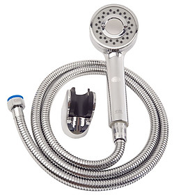 Mua Bộ tay dây sen siêu tăng áp 3 chế độ phun nước Eurolife EL-106SH-N (Trắng bạc)