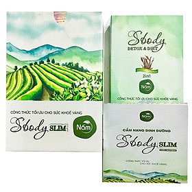 Viên nén hỗ trợ Giảm Cân Nấm Sbody Slim - Hộp 15 gói Tặng Detox - hỗ trợ Giảm Cân An Toàn & Hiệu Quả - Không gây Mệt Mỏi!