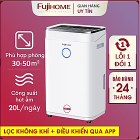 Mua Máy hút ẩm lọc không khí 50m2 Nhập Khẩu Nhật Bản Fujihome  máy hút ẩm không khí gia dụng thông minh công suất lớn hiển thị độ ẩm mini dehumidifiers - Hàng Nhập Khẩu