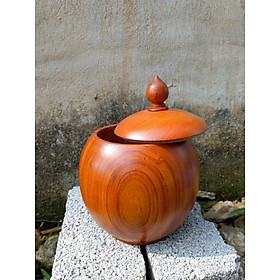 Mua Bình phú quý tài lộc bằng gỗ hương đá kt 15×15×15cm